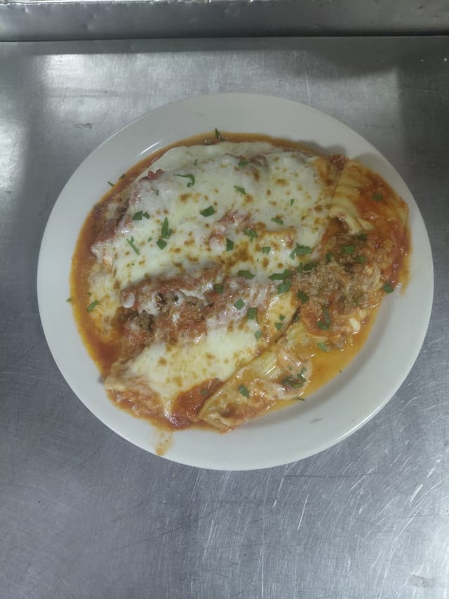 Homemade Lasagna Bolognese.