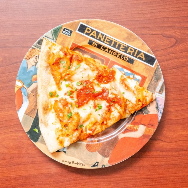 Baked Ziti Pizza.