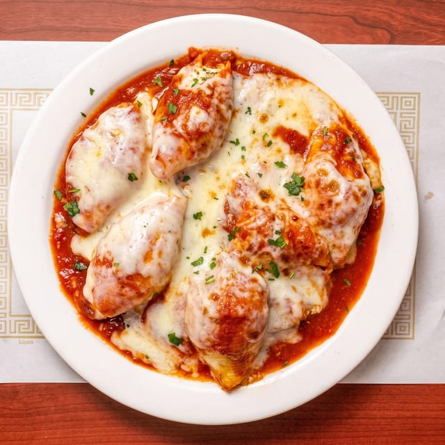 Stuffed Shells, Ravioli, or Manicotti Pasta.