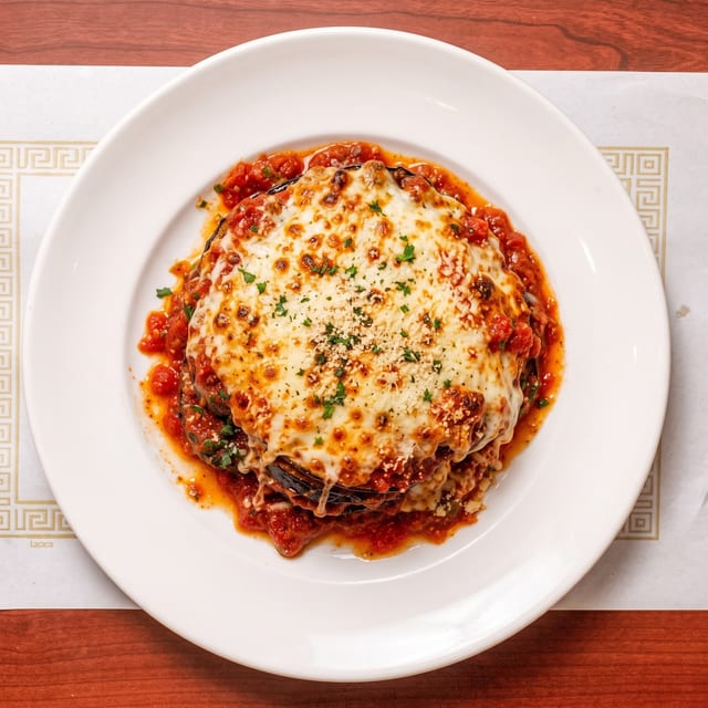 Eggplant Parmigiana.